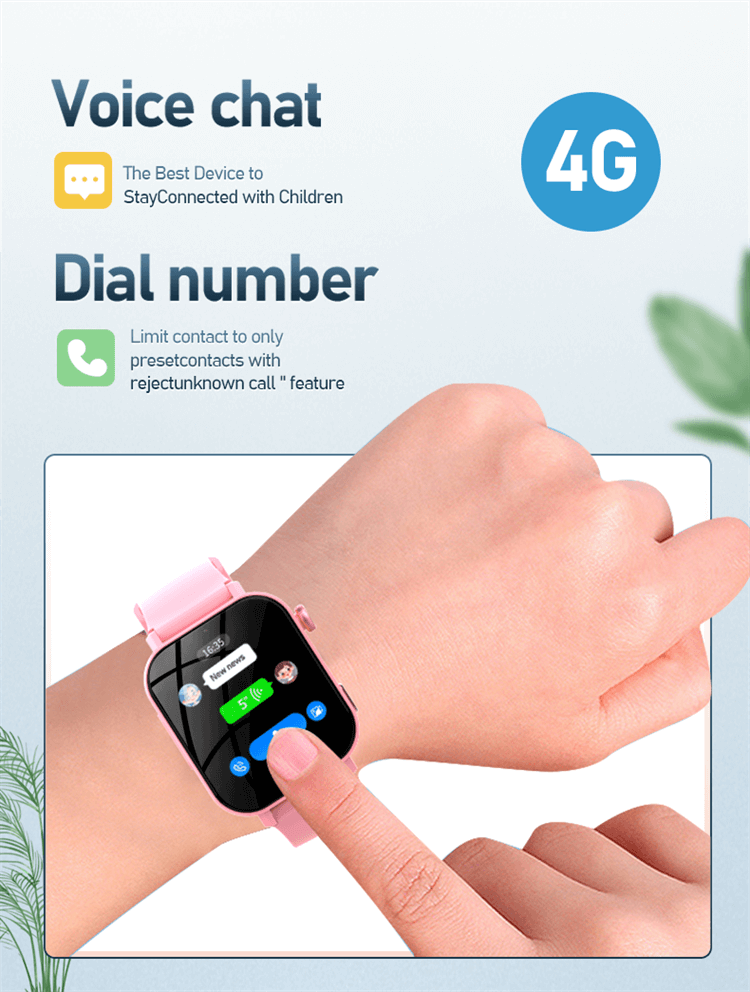 DF98 Kid Smartwatch 4G HD Video Chat GPS + WIFI + LBS Posición Llamada SOS-Shenzhen Shengye Technology Co., Ltd