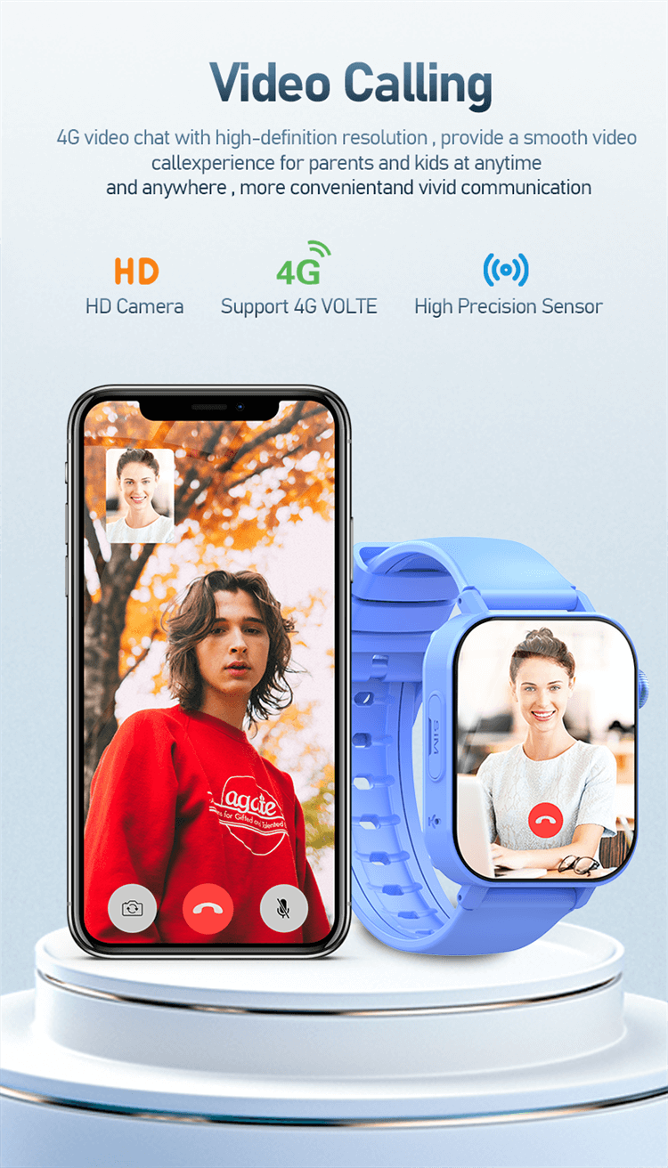 DF98 Đồng hồ thông minh dành cho trẻ em Trò chuyện video HD 4G GPS+WIFI+LBS Gọi điện SOS-Shengye Technology Co.,Ltd