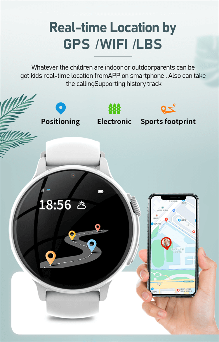 Y15  1.32 Inch IPS 4G Kid Smartwatch HD Video Calling GPS+WIFI+LBS Position IP67 Waterproof-Shenzhen Shengye Technology Co.,Ltd