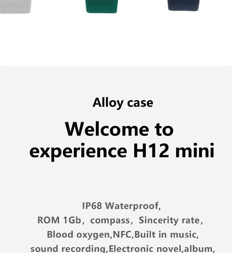 H12 Mini AMOLED Smartwatch-Shenzhen Shengye Technology Co.,Ltd