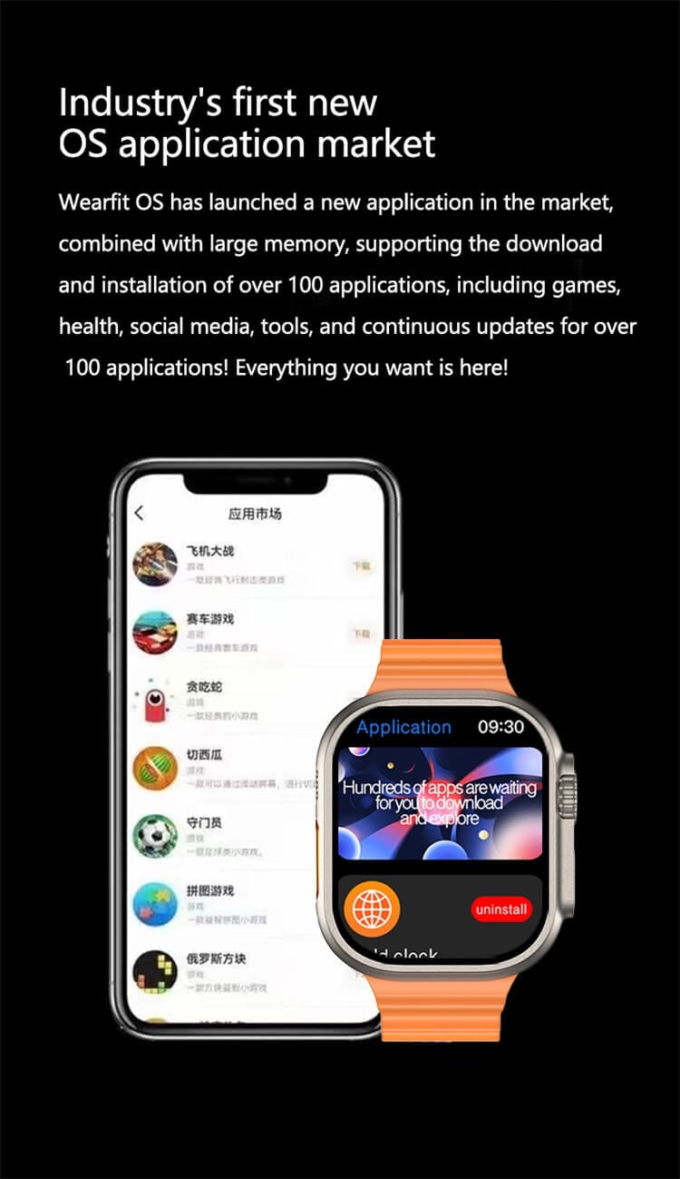 VA9 Ultra 2 Smartwatch 2.1 Inches Full Screen Glogel Map Navigation Alipay Offline Payment-Shenzhen Shengye Technology Co.,Ltd