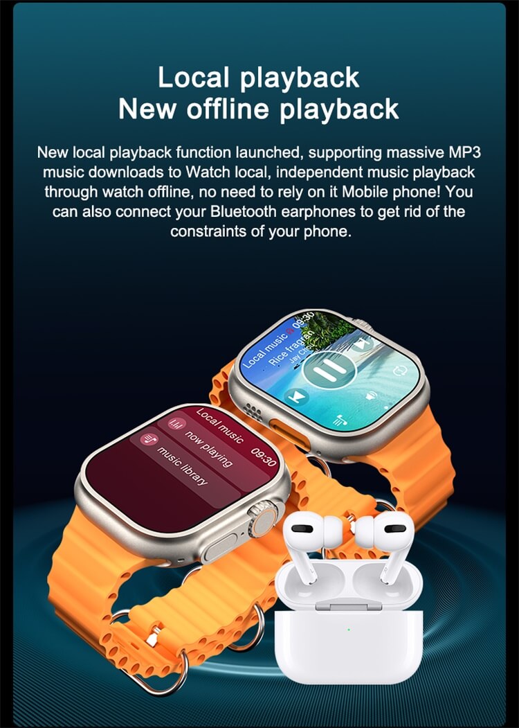 VA9 Ultra 2 Smartwatch 2.1 Inches Full Screen Glogel Map Navigation Alipay Offline Payment-Shenzhen Shengye Technology Co. Ltd