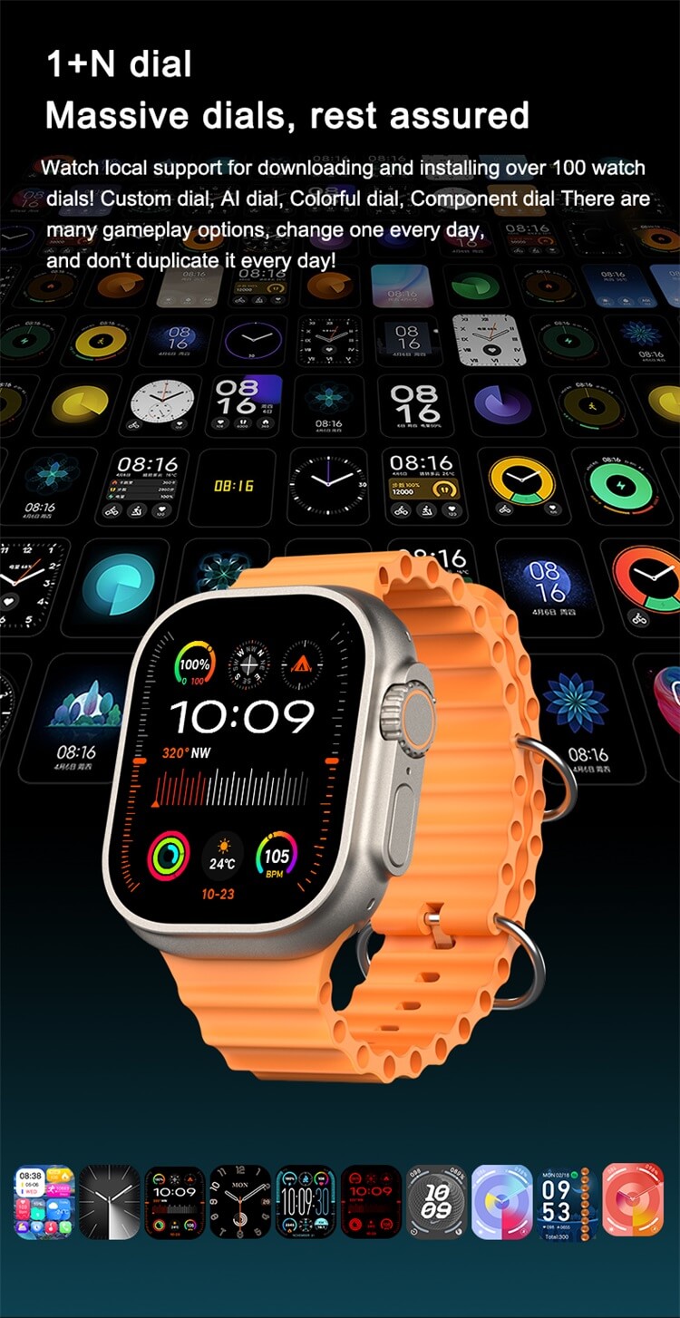 VA9 Ultra 2 Smartwatch 2.1 Inches Full Screen Glogel Map Navigation Alipay Offline Payment-Shenzhen Shengye Technology Co. Ltd