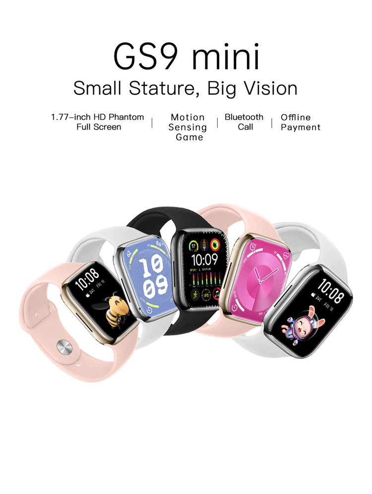 GS9 Mini Smartwatch 1.77 Inch HD Screen Health Positioning Long Battery Life-Shenzhen Shengye Technology Co.,Ltd