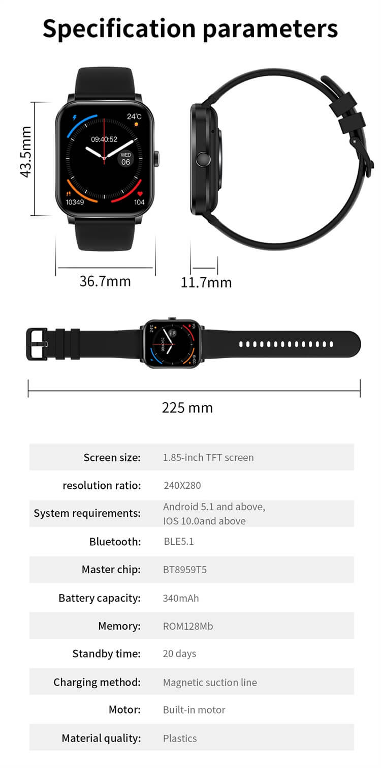 X99C Smartwatch Monitoreo de salud AI Asistente de voz Período físico-Shenzhen Shengye Technology Co., Ltd