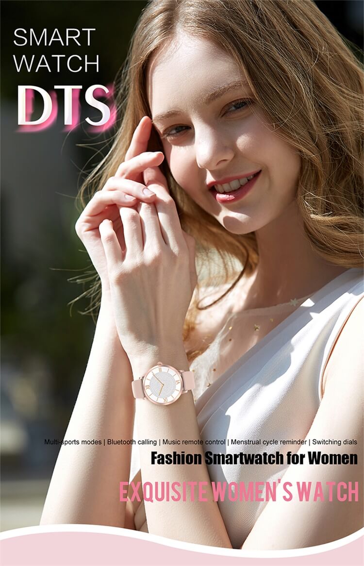 DTS AMOLED Femmes Smartwatch Musique Télécommande Rappel de Cycle Menstruel-Shenzhen Shengye Technology Co., Ltd