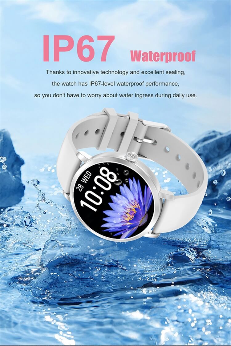 DTS AMOLED Femmes Smartwatch Musique Télécommande Rappel de Cycle Menstruel-Shenzhen Shengye Technology Co., Ltd