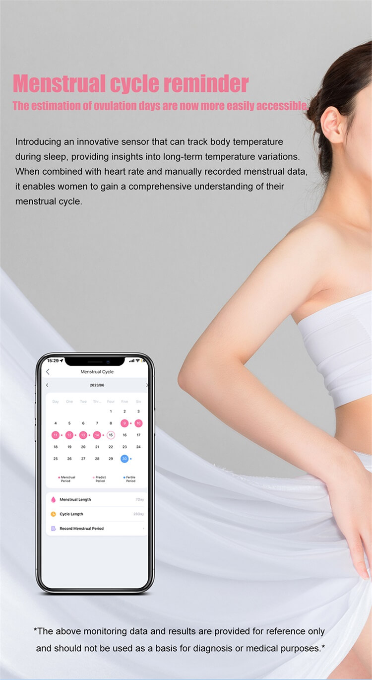 DTS AMOLED Women Smartwatch Music Remote Control Menstrual Cycle Reminder-Shenzhen Shengye Technology Co.,Ltd