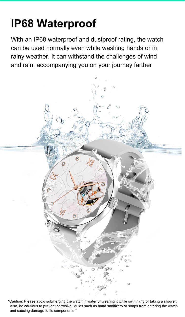 DTS Diamond AMOLED Smartwatch Alipay Payment Female Assistant Health Monitoring-Shenzhen Shengye Technology Co.,Ltd