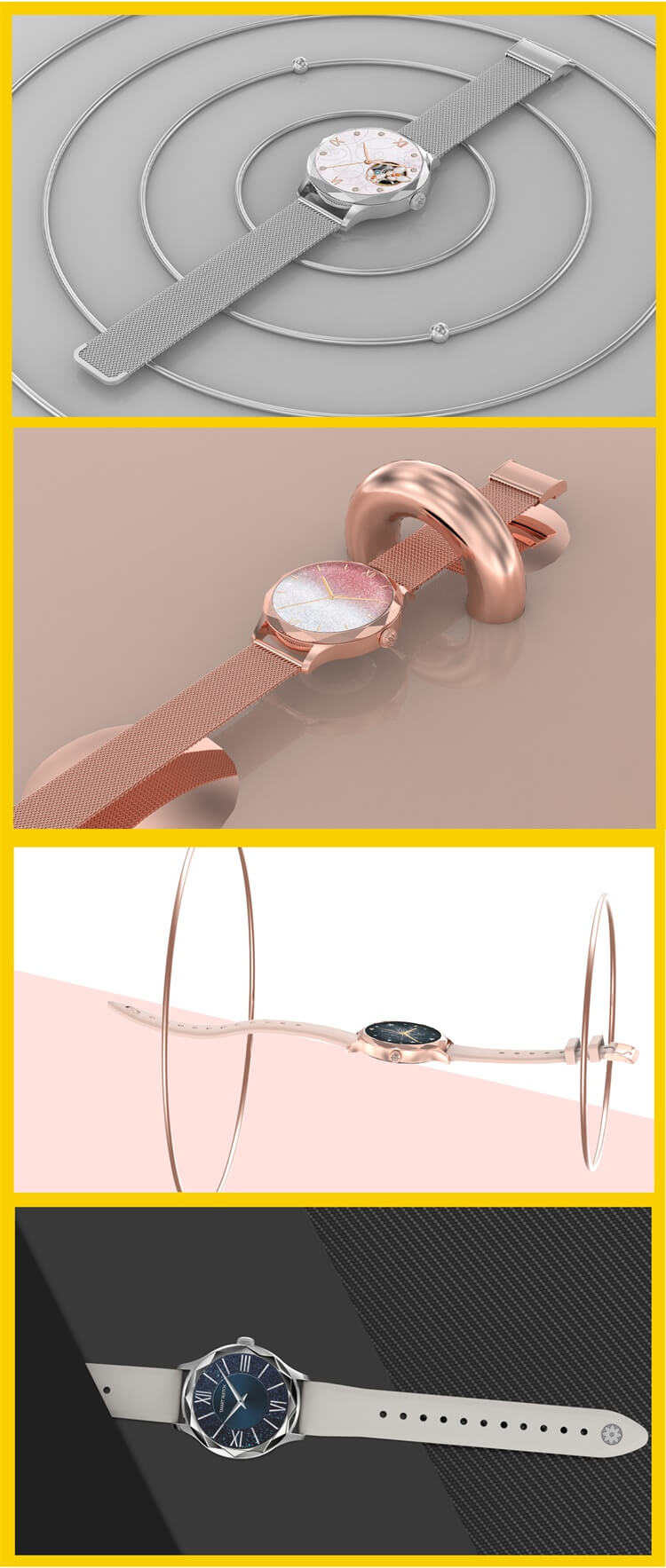 DTS Diamond AMOLED Smartwatch Alipay Pago Asistente femenino Monitoreo de salud-Shenzhen Shengye Technology Co., Ltd