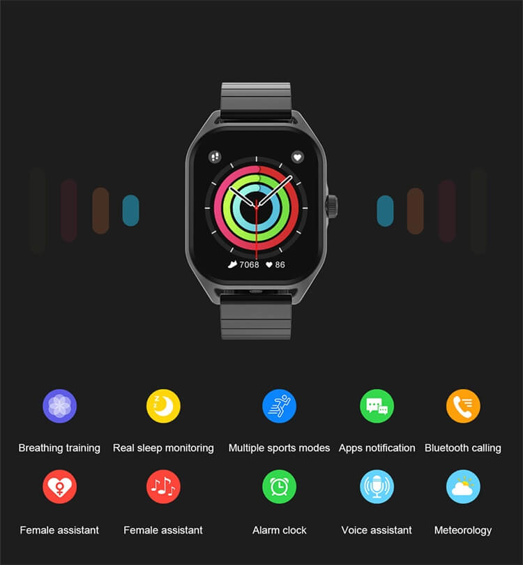 DT99 AMOLED Smartwatch GPS Sports Tracks Feminino Assistente Treinamento de Respiração-Shenzhen Shengye Technology Co., Ltd