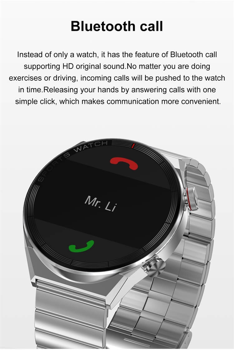 DT3 Mate Smartwatch PPG + ECG Clé d'accès NFC Assistant vocal AI-Shenzhen Shengye Technology Co., Ltd