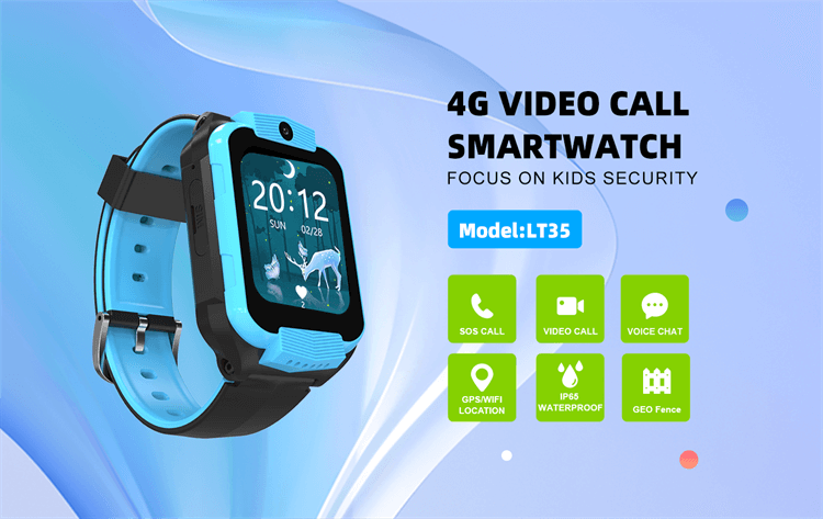 LT35E Kid 4G Tarjeta Sim Smartwatch Cámara HD Videollamadas GPS/WIFI/LBS Ubicación-Shenzhen Shengye Technology Co.,Ltd