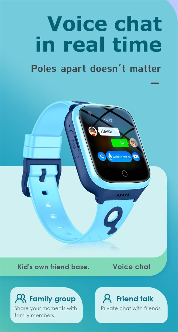 K9 Kid 4G Sim Kart Smartwatch HD Kamera Görüntülü Sohbet SOS Acil Durum-Shenzhen Shengye Technology Co.,Ltd