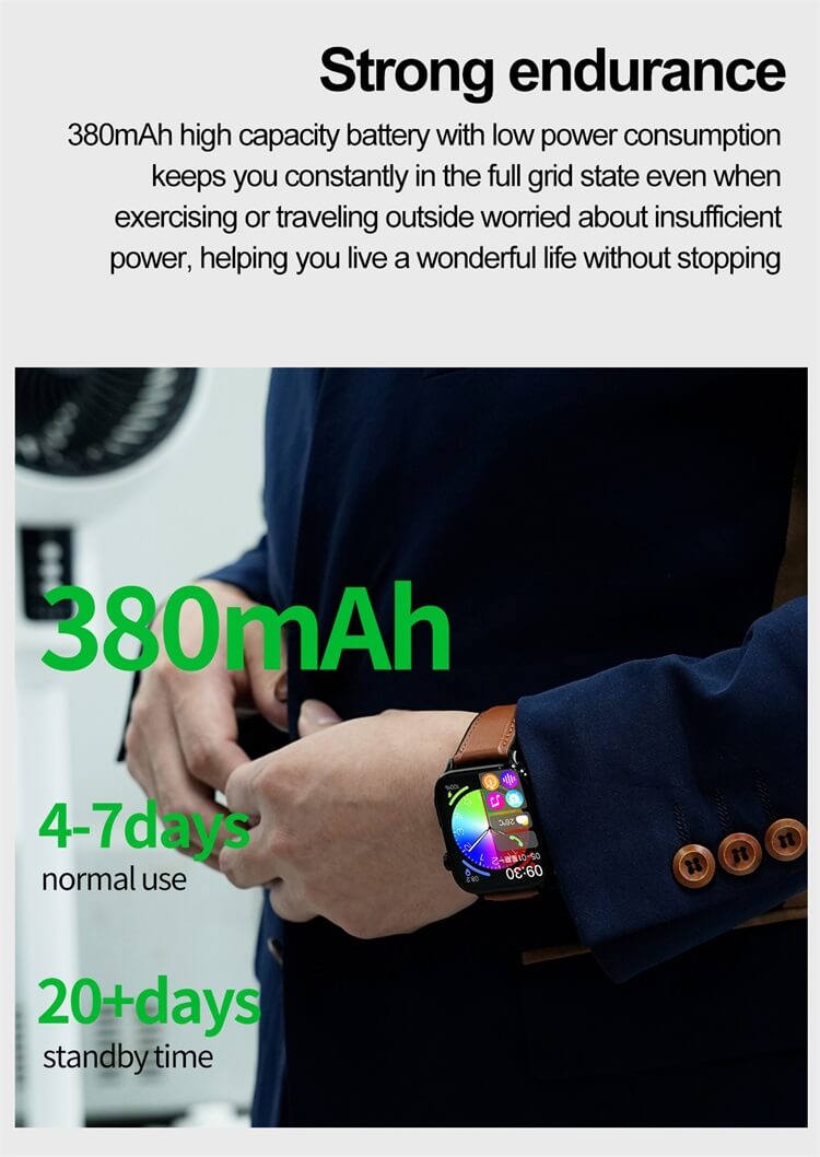 ET580 AMOLED Smartwatch ECG مخطط كهربية القلب AI التشخيص الطبي IP68 مقاوم للماء-Shenzhen Shengye Technology Co.,Ltd