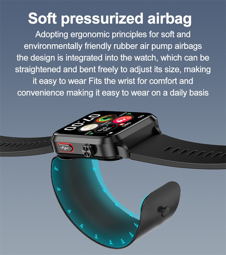 S11 Smartwatch, TPU, ultradünn, bequem, Airbag-Luftpumpe + Ballon-Typ, genaue Blutdruckmessung – Shenzhen Shengye Technology Co., Ltd