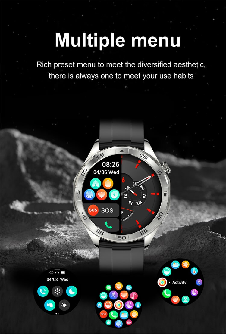 EX105 Smartwatch Monitoreo preciso de la salud Patrón de movimiento Llamada Bluetooth-Shenzhen Shengye Technology Co.,Ltd