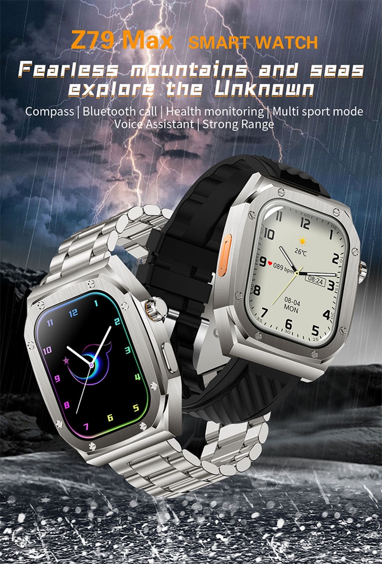 Z79 Max Smartwatch IP68 مقاومة للماء لمراقبة الصحة شحن لاسلكي-Shenzhen Shengye Technology Co.,Ltd