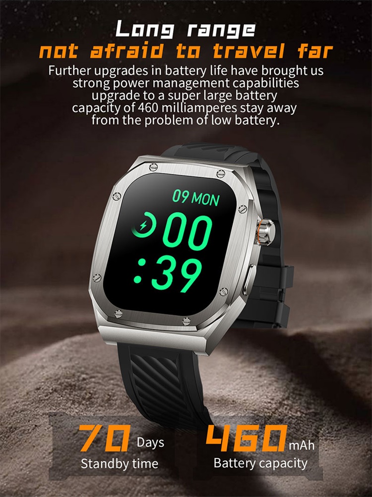 Z79 Max Smartwatch IP68 Monitoreo de salud a prueba de agua Carga inalámbrica-Shenzhen Shengye Technology Co., Ltd