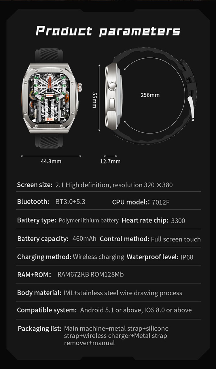 Z79 Max Smartwatch IP68 Monitoraggio sanitario impermeabile Ricarica wireless-Shenzhen Shengye Technology Co., Ltd