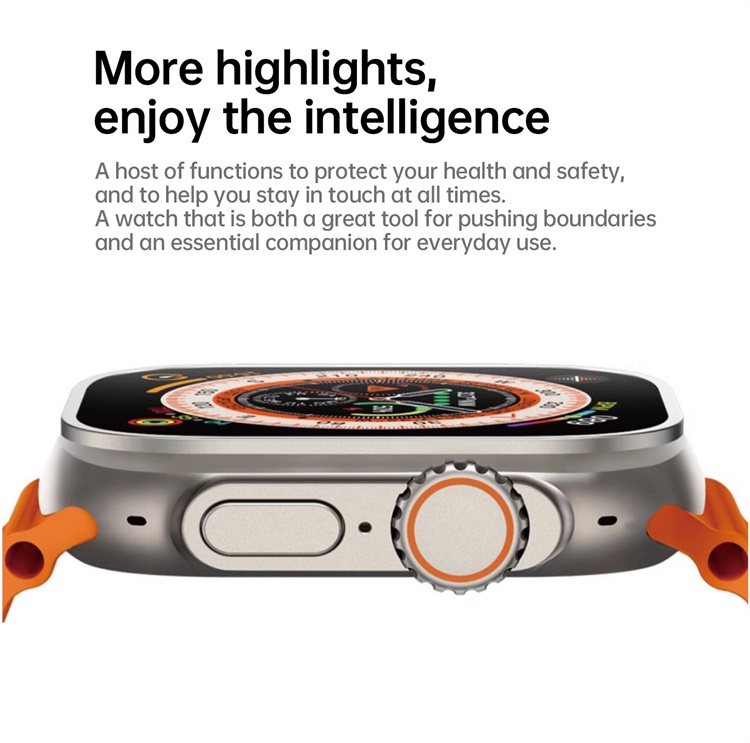 H13 Ultra + (Plus) Smartwatch Bouton intelligent Surveillance de la fréquence cardiaque 2.02 Écran haute définition-Shenzhen Shengye Technology Co., Ltd