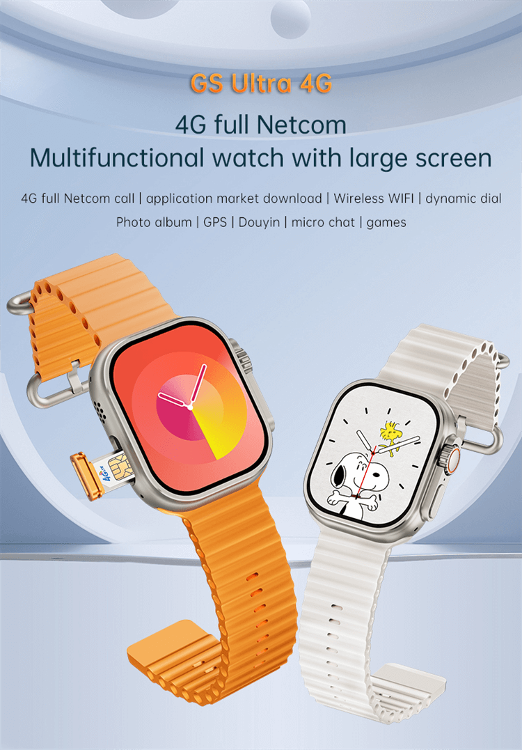 GS Ultra 4G Tarjeta Sim Reloj Android Reloj inteligente Pantalla completa de alta definición 2.13 pulgadas AMOLED-Shenzhen Shengye Technology Co.,Ltd