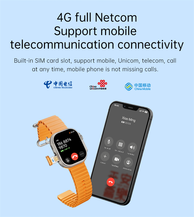 GS Ultra 4G Sim Card Android Watch Smartwatch High Definition Full Screen 2.13 Inches AMOLED-Shenzhen Shengye Technology Co. Ltd