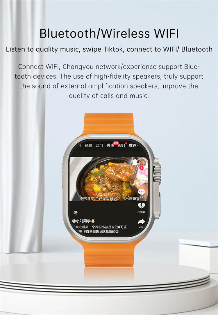 GS Ultra 4G Sim Card Android Watch Smartwatch High Definition Full Screen 2.13 Inches AMOLED-Shenzhen Shengye Technology Co. Ltd