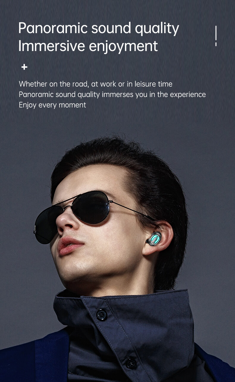 GQ-03 Earbuds High Definition Mirror Large Screen Smart Touch Magnatic Hatch Cover-Shenzhen Shengye Technology Co. Ltd