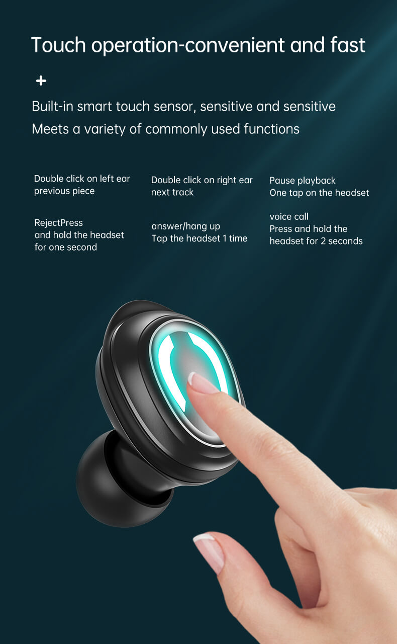GQ-03 Earbuds High Definition Mirror Large Screen Smart Touch Magnatic Hatch Cover-Shenzhen Shengye Technology Co. Ltd
