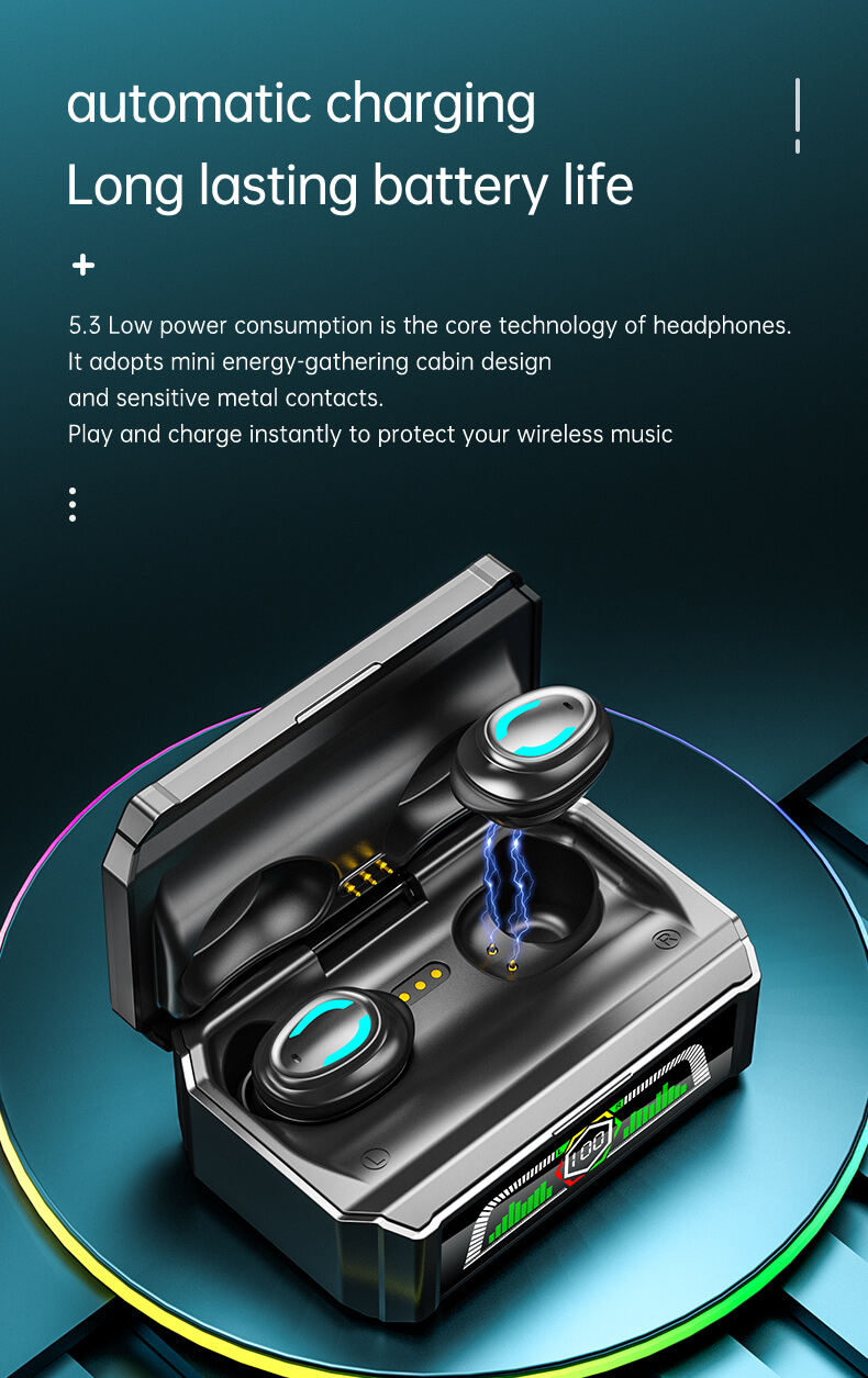 GQ-03 Earbuds High Definition Mirror Large Screen Smart Touch Magnatic Hatch Cover-Shenzhen Shengye Technology Co. Ltd