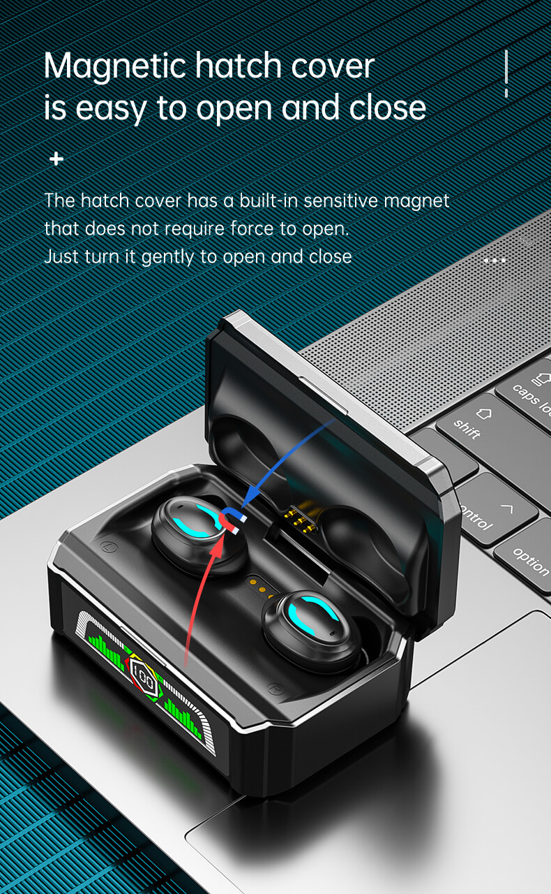 GQ-03 Earbuds High Definition Mirror Large Screen Smart Touch Magnatic Hatch Cover-Shenzhen Shengye Technology Co. Ltd
