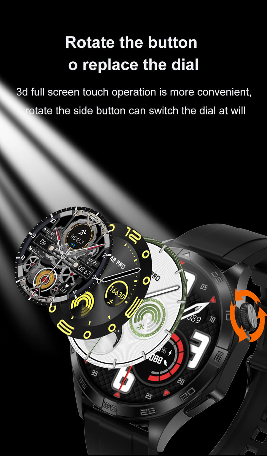 DT5 Mate Smartwatch Monitoreo saludable HD Pantalla completa Fuerte resistencia-Shenzhen Shengye Technology Co., Ltd