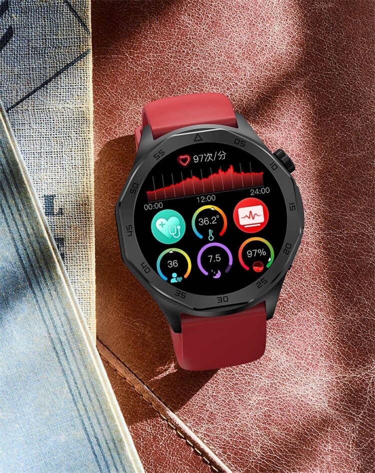 ET480 Smartwatch AMOLED Écran rétinien élevé Fonction d'électrocardiogramme ECG Surveillance saine-Shenzhen Shengye Technology Co., Ltd