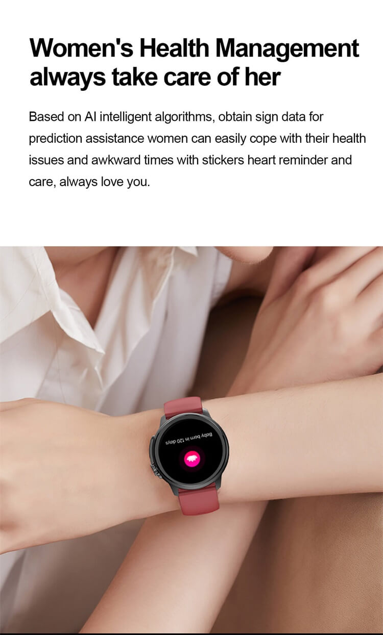 ET481 Smartwatch Monitoraggio del battito cardiaco Schermo AMOLED Monitoraggio della glicemia-Shenzhen Shengye Technology Co., Ltd