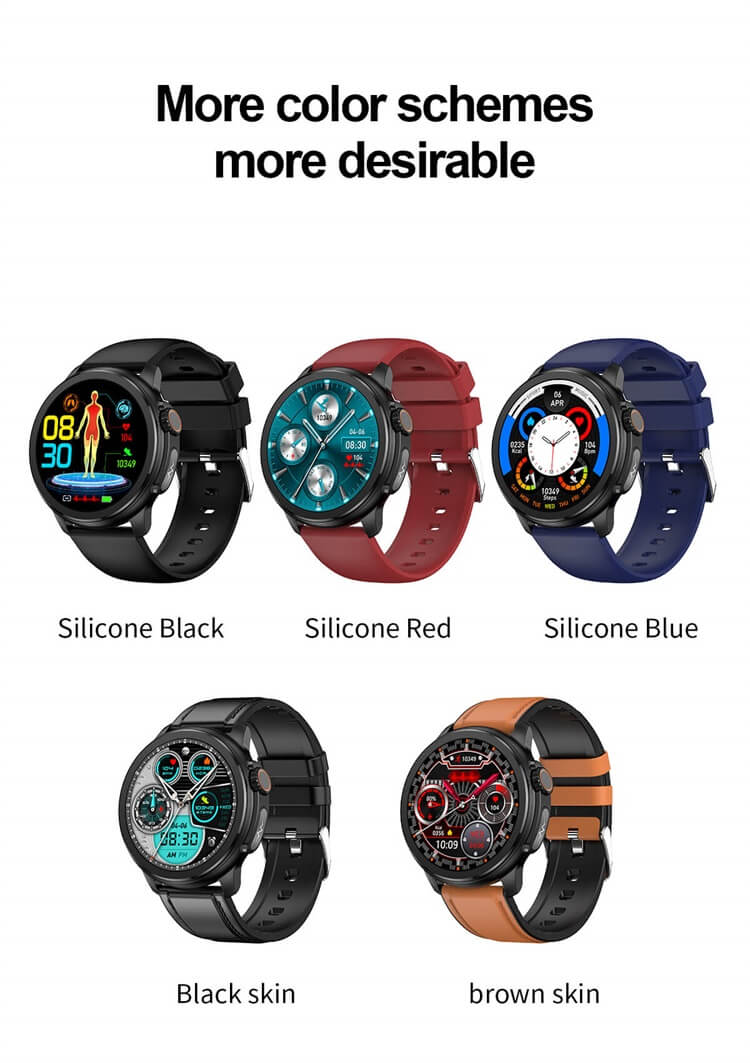 ET481 Smartwatch Monitoraggio del battito cardiaco Schermo AMOLED Monitoraggio della glicemia-Shenzhen Shengye Technology Co., Ltd