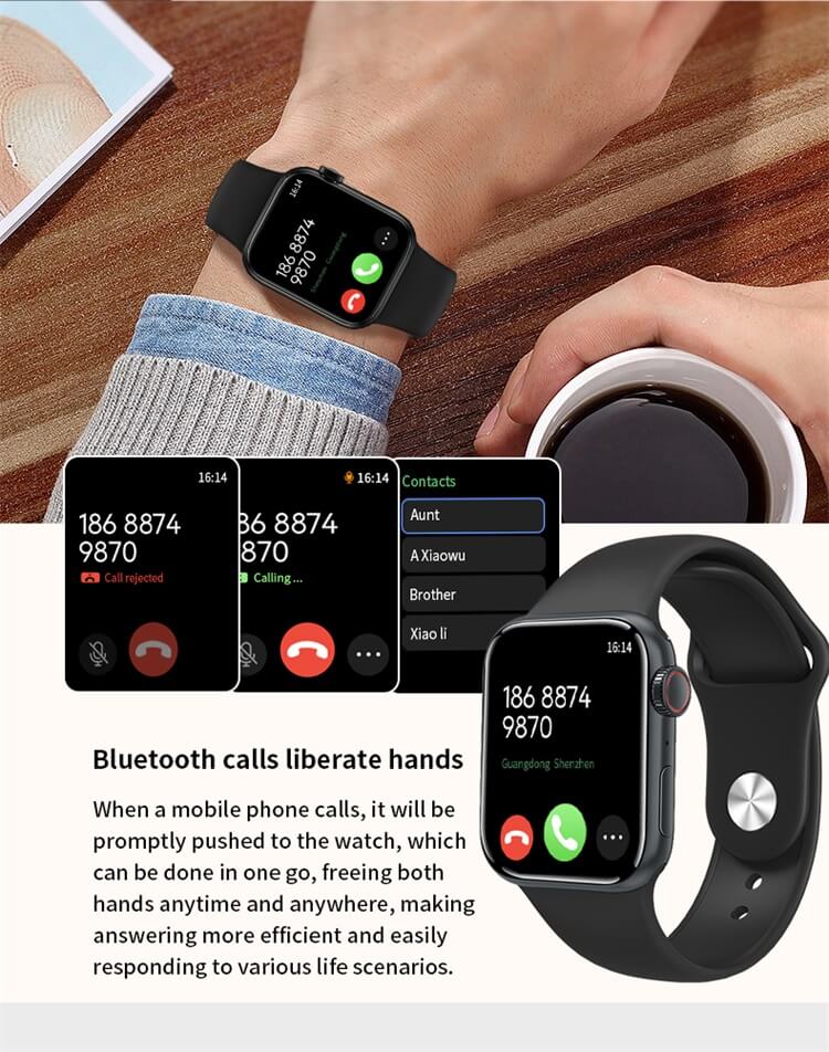 Smartwatch S9 MiNi 1,75 cala Ultra przejrzysty duży ekran Wysoka częstotliwość odświeżania Zdrowe monitorowanie-Shenzhen Shengye Technology Co., Ltd