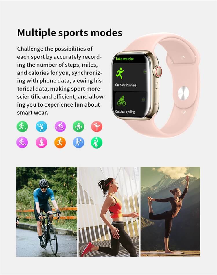 S9 MiNi Smartwatch 1.75 Inch Ultra Clear Large Screen High Refresh Rate Healthy Monitoring-Shenzhen Shengye Technology Co. Ltd