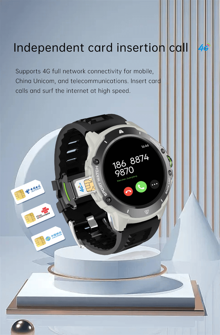 G15 PRO Smartwatch 4G Full Network Connectivity High Definition 1,43 ιντσών Έγχρωμη οθόνη AMOLED-Shenzhen Shengye Technology Co.,Ltd