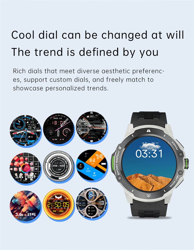 G15 PRO Smartwatch 4G Vollständige Netzwerkkonnektivität High Definition 1,43-Zoll-AMOLED-Farbbildschirm-Shenzhen Shengye Technology Co.,Ltd