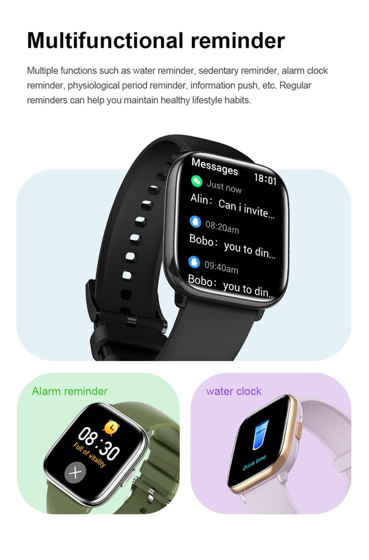 HD12 Fashion Smartwatch Pantalla AMOLED de 1,75 pulgadas Control de acceso NFC Monitoreo saludable-Shenzhen Shengye Technology Co.,Ltd