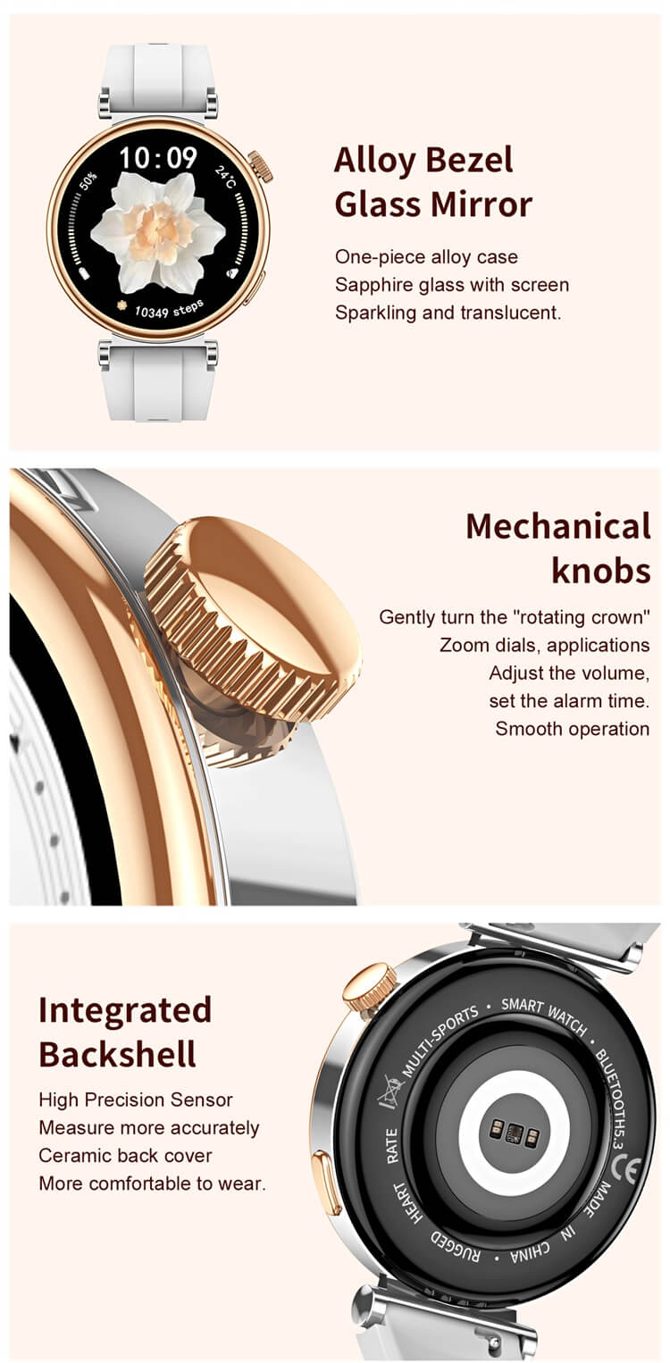 GT4 MINI Smartwatch 1.3 pollici AMOLED ad alta definizione Schermo intero Controllo accessi NFC Assistente femminile-Shenzhen Shengye Technology Co., Ltd