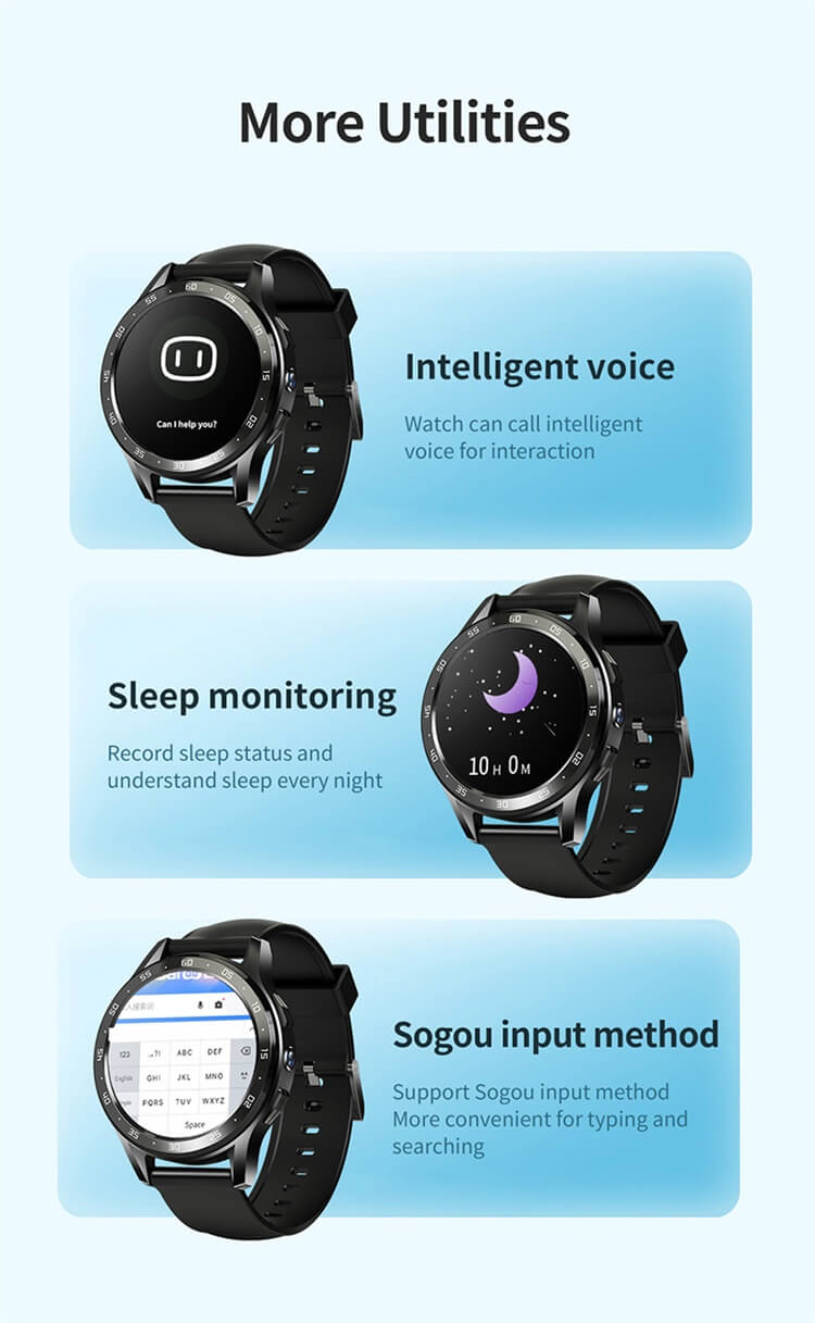 Smartwatch X300 PLUS 4G z kartą Sim 1,43-calowy duży ekran AMOLED Wielokrotne precyzyjne pozycjonowanie-Shenzhen Shengye Technology Co., Ltd