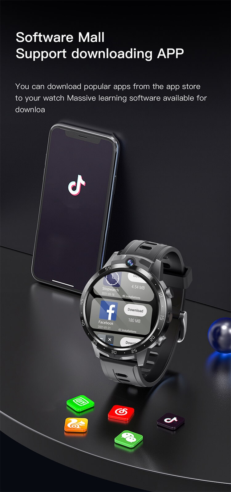 X600S 4G Sim 카드 Smartwatch 1.6 인치 AMOLED 화면 NFC 액세스 제어 HD 픽셀 듀얼 카메라-Shenzhen Shengye Technology Co.,Ltd