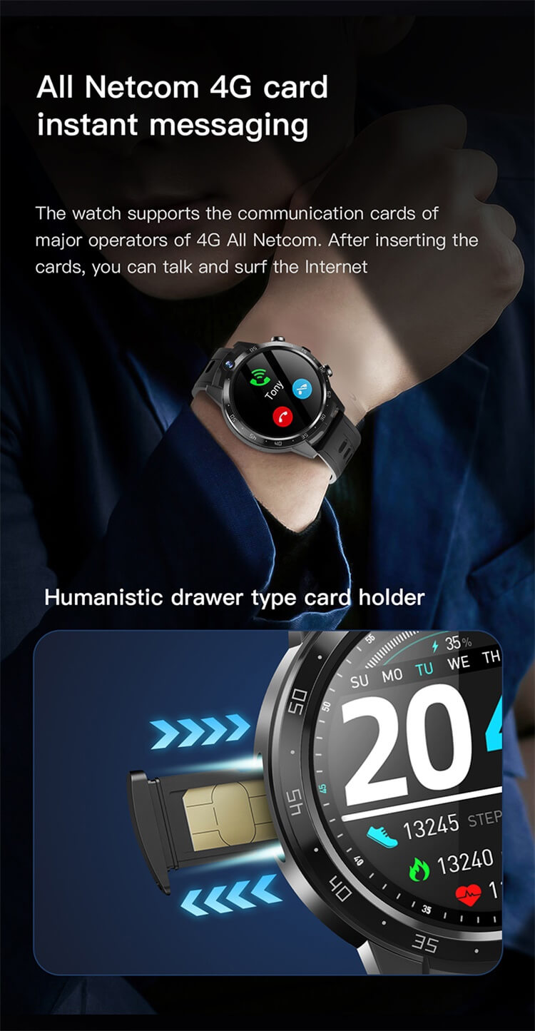 X600S 4G Sim Card Smartwatch Schermo AMOLED da 1,6 pollici Controllo accessi NFC HD Pixel Doppia fotocamera-Shenzhen Shengye Technology Co., Ltd