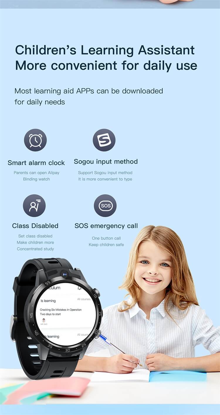 X600S 4G Carte Sim Smartwatch Écran AMOLED 1,6 pouces Contrôle d'accès NFC Pixel HD Double caméra-Shenzhen Shengye Technology Co., Ltd