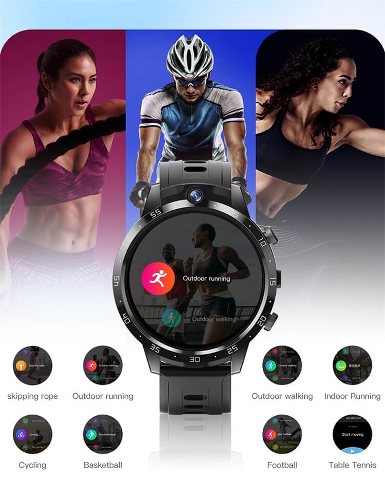 X600S 4G Sim Kart Smartwatch 1.6 İnç AMOLED Ekran NFC Erişim Kontrolü HD Piksel Çift Kamera-Shenzhen Shengye Technology Co.,Ltd