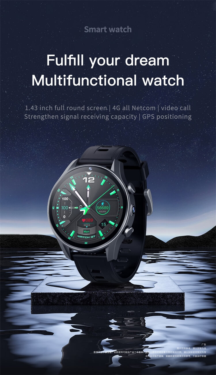 X700S 4G Carte Sim Smartwatch 1,43 pouces Cercle complet Écran tactile Cadran librement Appel vidéo Montre Portefeuille-Shenzhen Shengye Technology Co., Ltd