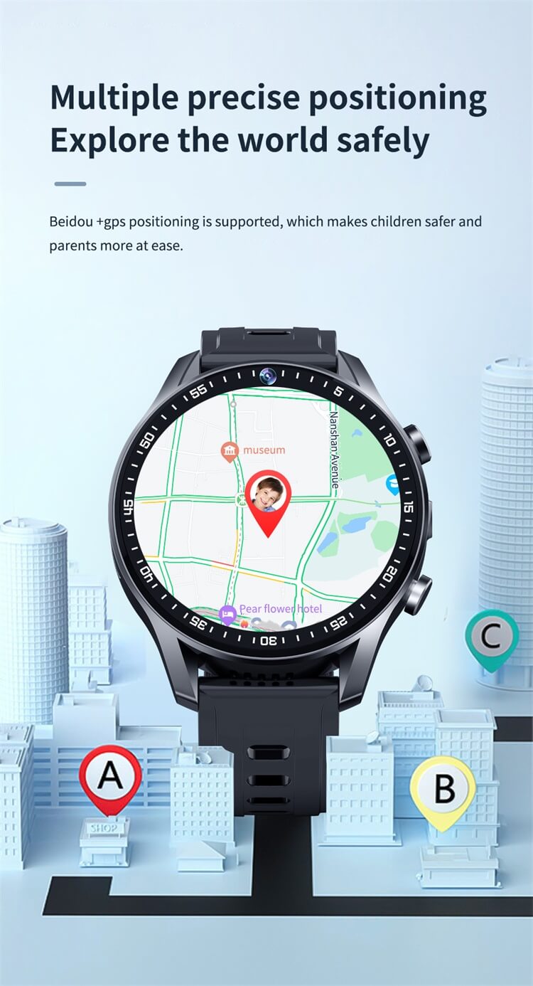 X700S 4G Carte Sim Smartwatch 1,43 pouces Cercle complet Écran tactile Cadran librement Appel vidéo Montre Portefeuille-Shenzhen Shengye Technology Co., Ltd