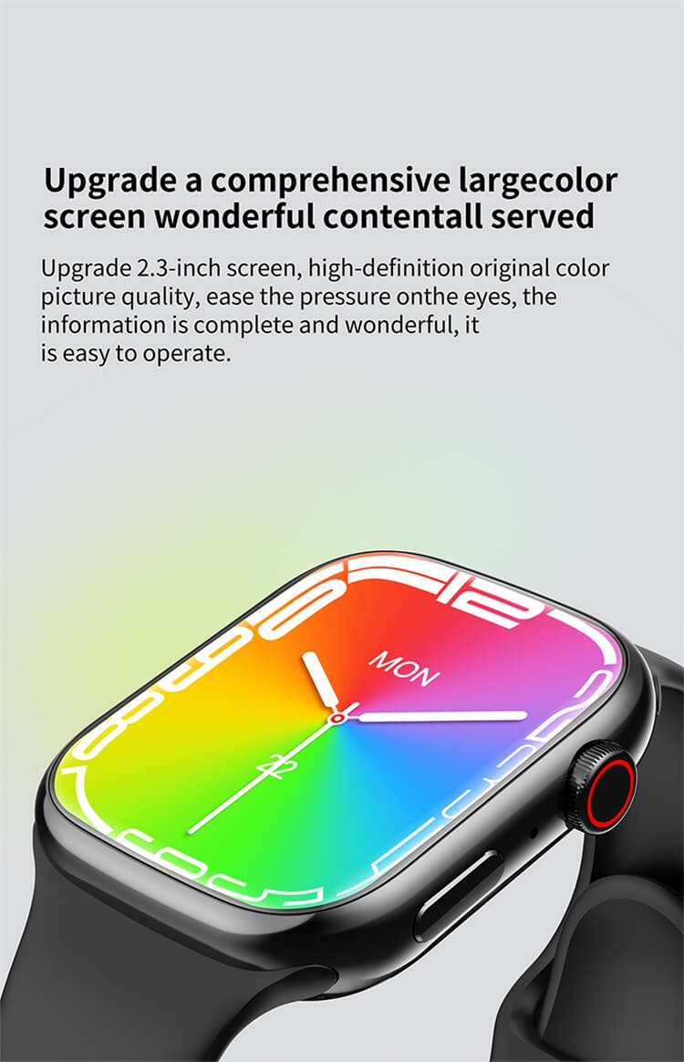 MVP-100 Smartwatch 2.3 HD Pantalla grande Varios diales hermosos Prueba de ECG Tres anillos de salud-Shenzhen Shengye Technology Co., Ltd